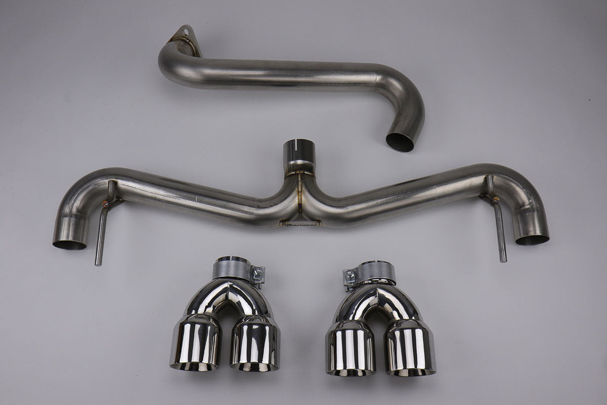 FactionFab Axle Back Exhaust w/ Polished Tips (HATCH) Subaru 2011-2014 WRX / 2008-2014 STI