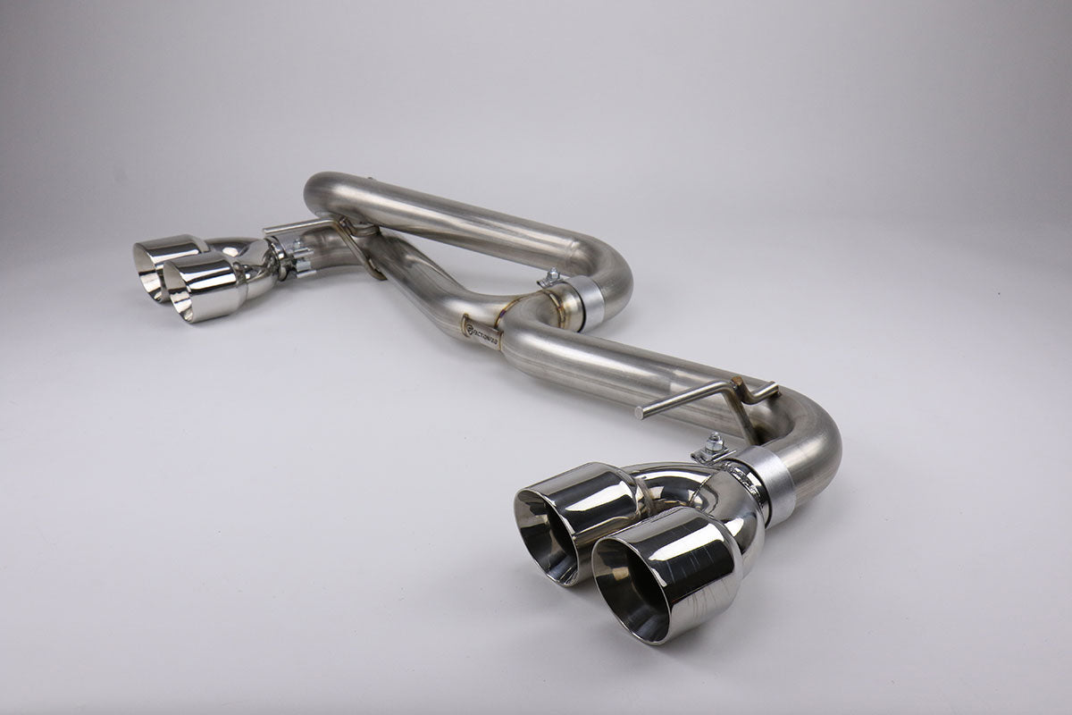 FactionFab Axle Back Exhaust w/ Polished Tips (HATCH) Subaru 2011-2014 WRX / 2008-2014 STI