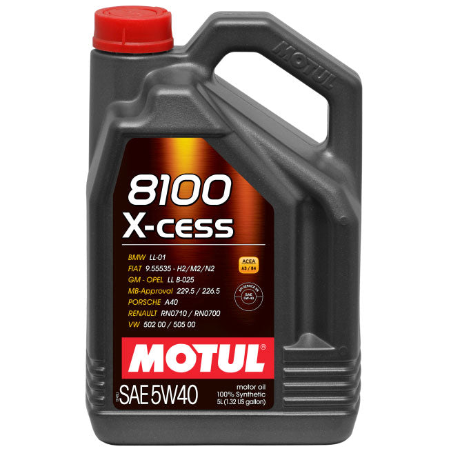 Motul 8100 X-Cess 5W40 Engine Oil 5L | 109776