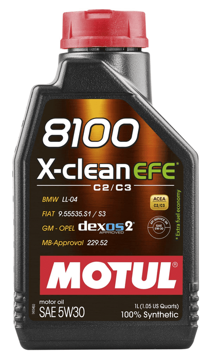 Motul 8100 X-Clean EFE 5W30 Engine Oil 1L Universal