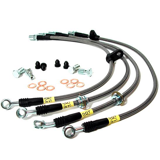 StopTech Stainless Steel Rear Brake Lines Subaru 2008-2017 STI / 2013-2021 BRZ | 950.47508