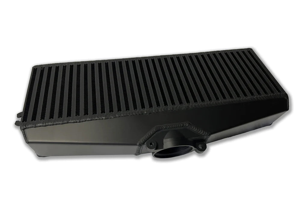 ETS Top Mount Intercooler Anodized Black w/ Stencil Subaru 2022 WRX