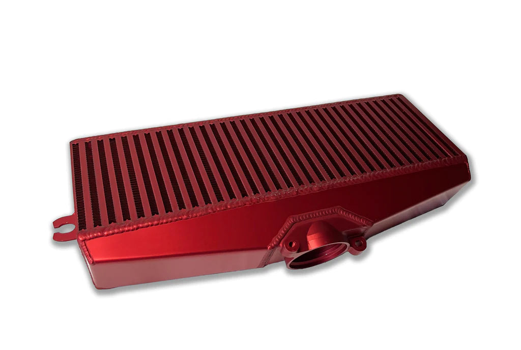 ETS Top Mount Intercooler Anodized Red w/ Stencil Subaru 2022 WRX