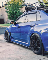 JNA Performance V Style Side Skirt Extensions Polyurethane Subaru 2011-2014 WRX / 2008-2014 STI