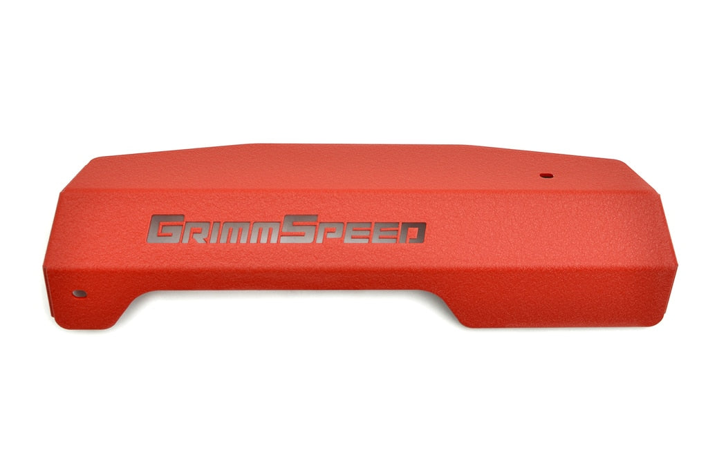 GrimmSpeed Pully Cover Red Subaru 2015-2020 WRX