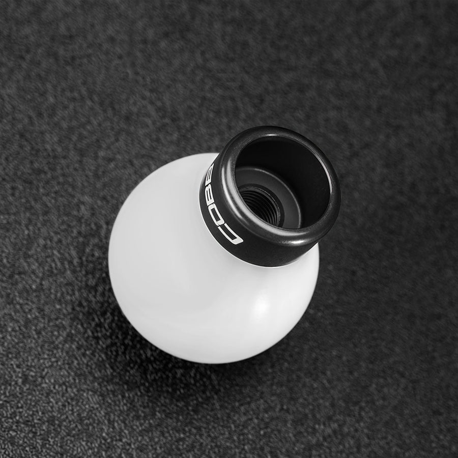 COBB 6-Speed Shift Knob White w/ Stealth Black Subaru 2015-2024 WRX / 2004-2021 STI | 213350-W-BK