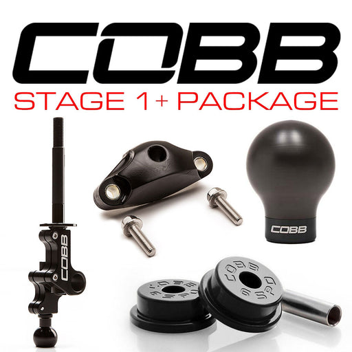 Cobb Tuning Stage 1+ Drivetrain Package 6-Speed Black Knob Subaru TYPE RA 2018 STI / 2004-2019 STI