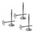Manley 33mm (+1mm) Stainless Steel Extreme Duty Exhaust Valves (Set of 8) Subaru 2002-2005 WRX / 2004-2020 STI