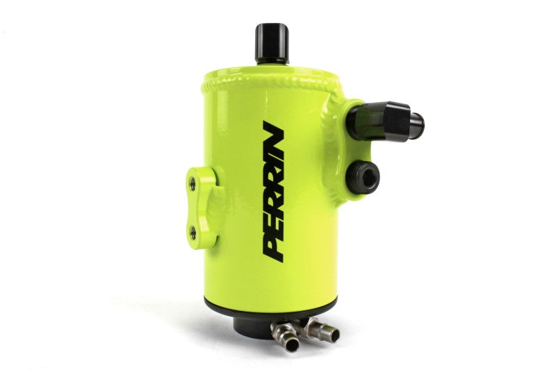 Perrin Performance Air Oil Separator TMIC Neon Yellow Subaru 2002-2007 WRX / 2004-2007 STI