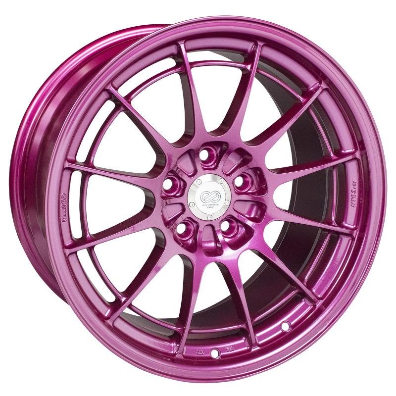 Enkei NT03+M 18x9.5 5x114.3 40mm Offset 72.6mm Bore Magenta Wheel | 3658956540MA