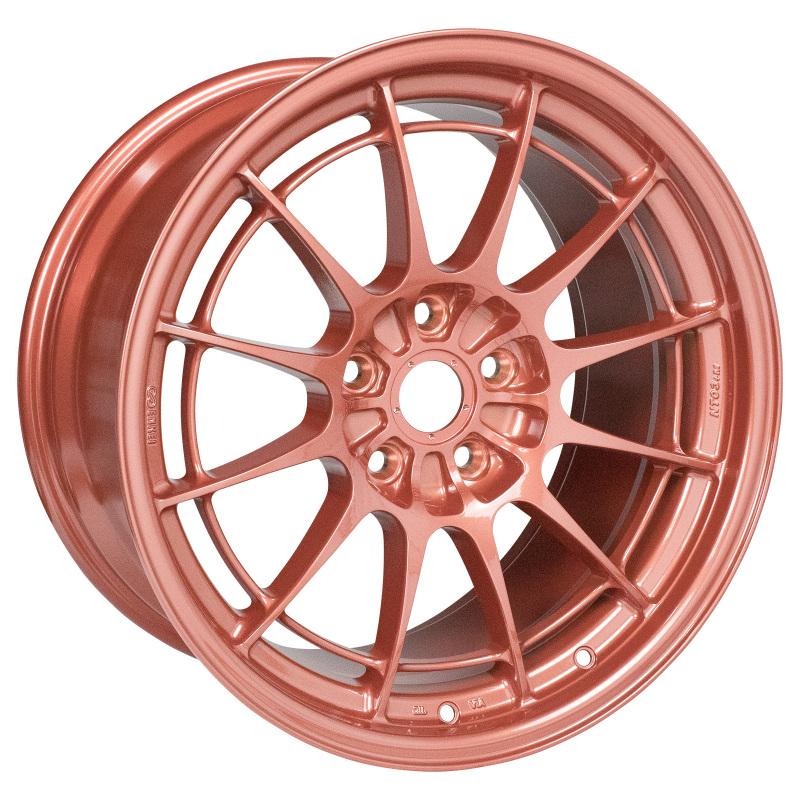 Enkei NT03+M 18x9.5 5x114.3 40mm Offset 72.6mm Bore Orange Wheel | 3658956540OR