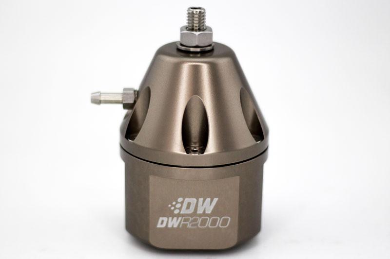 DeatschWerks DWR2000 Adjustable Fuel Pressure Regulator - Titanium | 6-2000-FRT