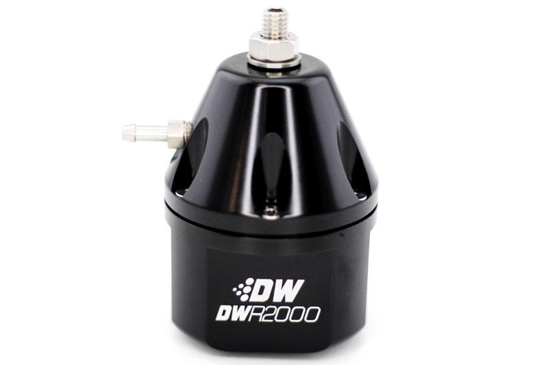 DeatschWerks DWR2000 Adjustable Fuel Pressure Regulator Black | 6-2000-FRB