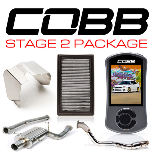 Cobb Tuning Stage 2 Power Package w/ V3 Accessport Subaru 2002-2005 WRX