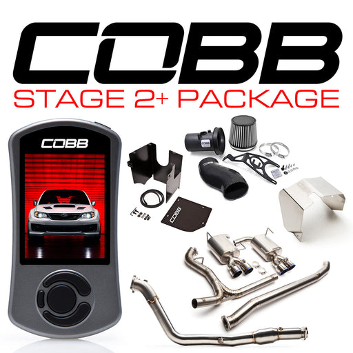 Cobb Tuning Stage 2+ Power Package Titanium Black (SEDAN) Subaru 2011-2014 STI