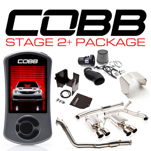Cobb Tuning Stage 2+ Power Package Black (SEDAN) Subaru 2011-2014 STI