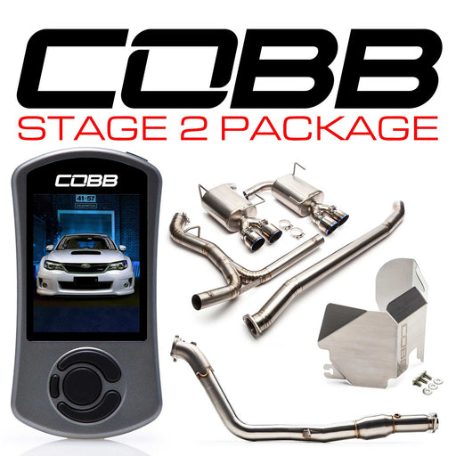 Cobb Tuning Stage 2 Power Package Titanium (SEDAN) Subaru 2011-2014 WRX