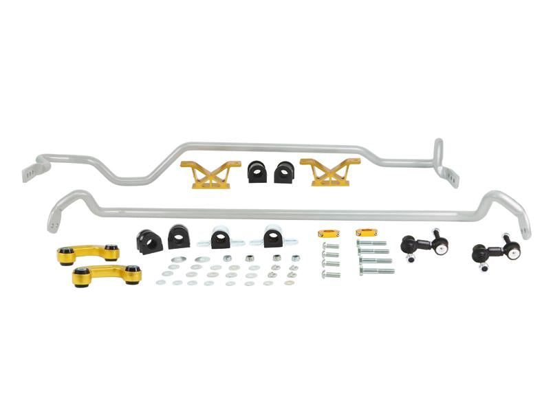 Whiteline Front And Rear Sway Bar 24mm Kit w/ Endlinks (SEDAN) Subaru 2004-2007 WRX