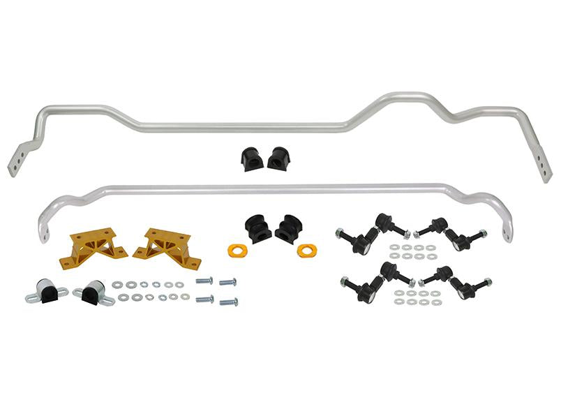 Whiteline Front And Rear Sway Bar 24mm Kit w/ Endlinks Subaru 2007 STI