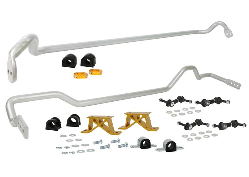 Whiteline Front And Rear Sway Bar 24mm Kit w/ Endlinks Subaru 2007 STI