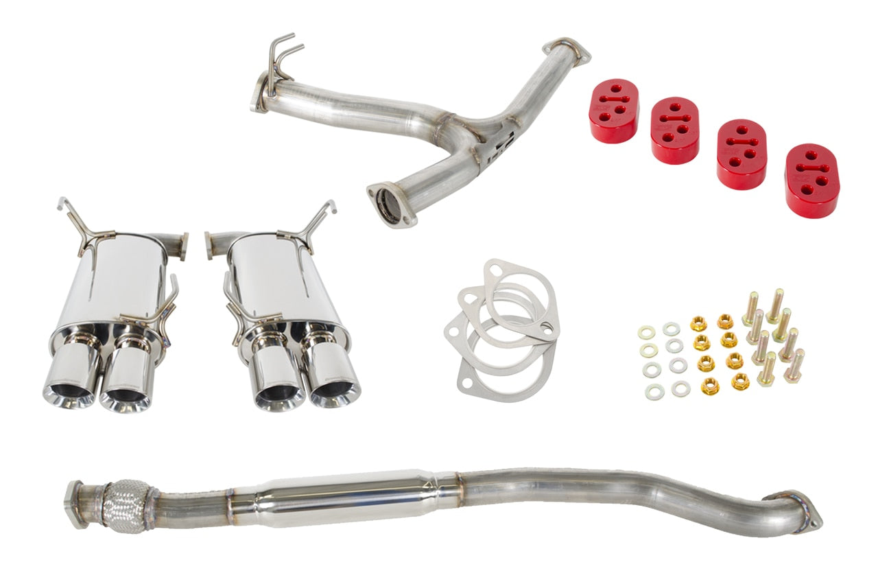 GrimmSpeed Non-Resonated Cat Back Exhaust System (SEDAN) Subaru 2011-2020 WRX / 2011-2020 STI