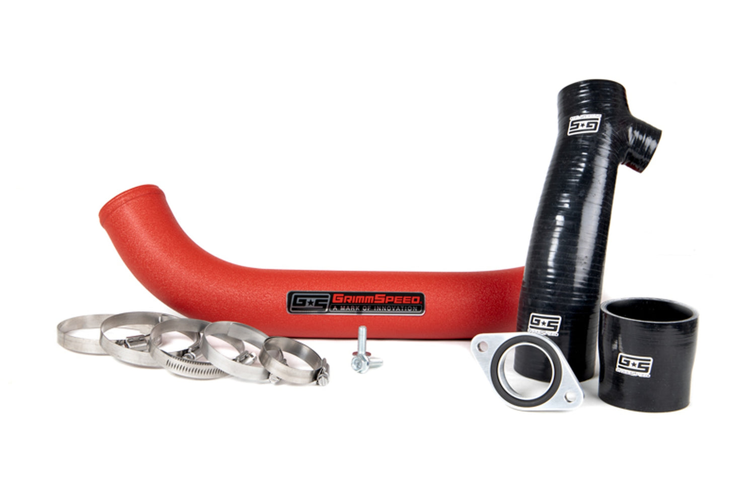 GrimmSpeed Charge Pipe Kit Red Subaru 2015-2021 WRX