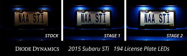 Diode Dynamics Stage 2 Blue LED Interior Lighting Kit Subaru 2015-2020 WRX / 2015-2020 STI