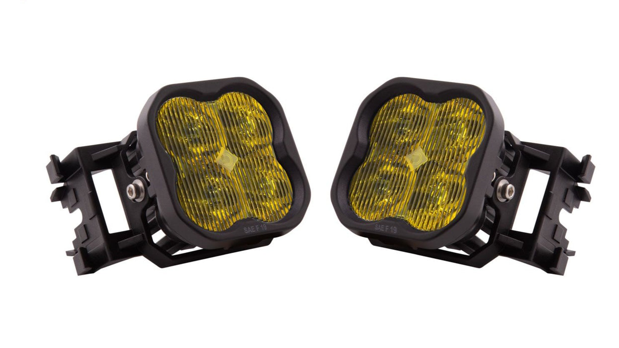 Diode Dynamics Worklight SS3 Sport Type X LED Fog Light Kit Yellow SAE Fog 2011-2014 WRX / 2011-2014 STI