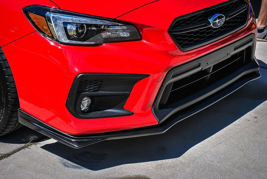 JNA Performance V Style Front Lip Polyurethane Subaru 2018-2021 WRX / 2018-2021 STI