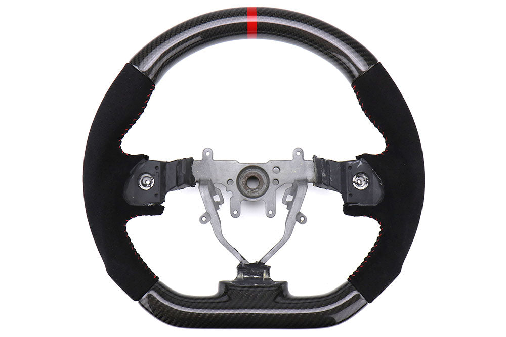 FactionFab Steering Wheel Carbon And Suede Subaru 2008-2014 WRX / 2008-2014 STI