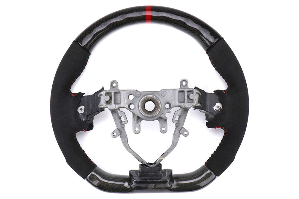 FactionFab Steering Wheel Carbon And Suede Subaru 2008-2014 WRX / 2008-2014 STI