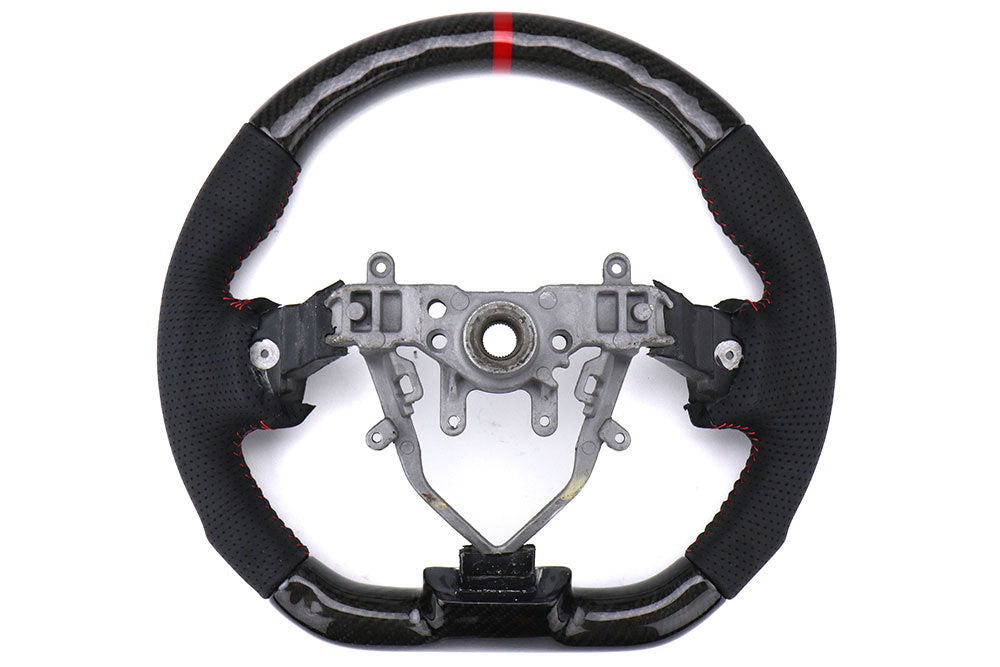 FactionFab Steering Wheel Carbon and Leather Subaru 2008-2014 WRX / 2008-2014 STI