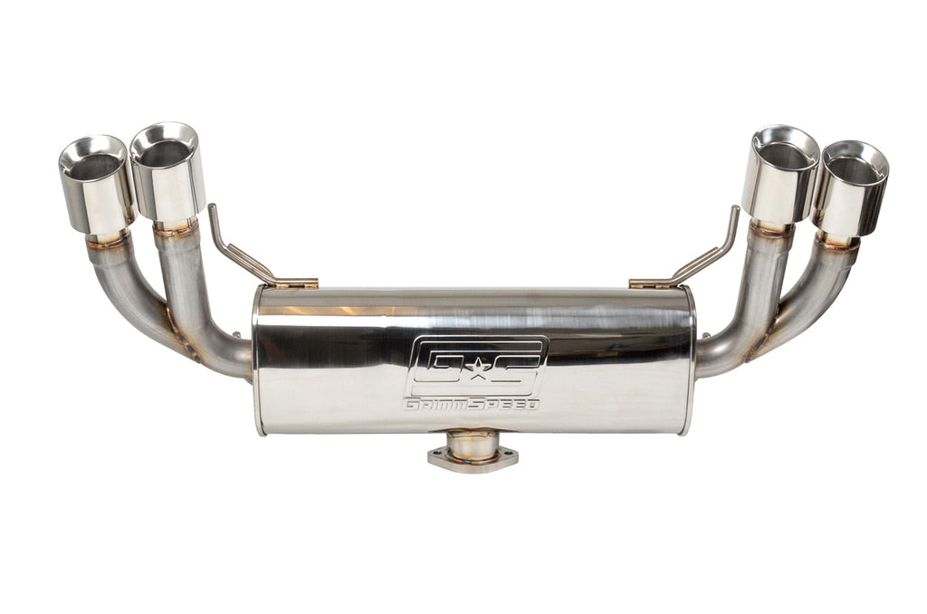 GrimmSpeed Resonated Cat Back Exhaust System (HATCH) Subaru 2011-2014 WRX / 2008-2014 STI