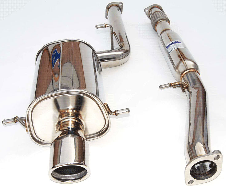 Invidia Q300 Stainless Steel Cat Back Exhaust w/ Stainless Tip Subaru 2002-2007 WRX / 2004-2007 STI