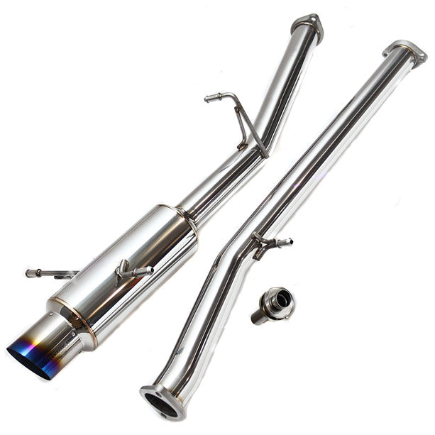 Invidia N1 Race Stainless Steel Cat Back Exhaust w/ Ti Tip Subaru 2002-2007 WRX / 2004-2007 STI