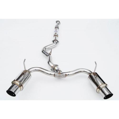 Invidia Dual N1 Stainless Steel Cat Back Exhaust w/ Stainless Tips (HATCH) Subaru 2008-2014 WRX / 2011-2014 STI