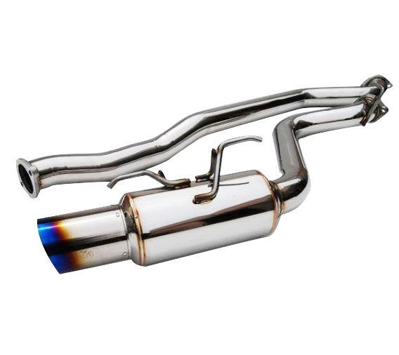 Invidia N1 Race Stainless Steel Cat Back Exhaust Ti Tip (HATCH) Subaru 2008-2014 WRX / 2008-2014 STI