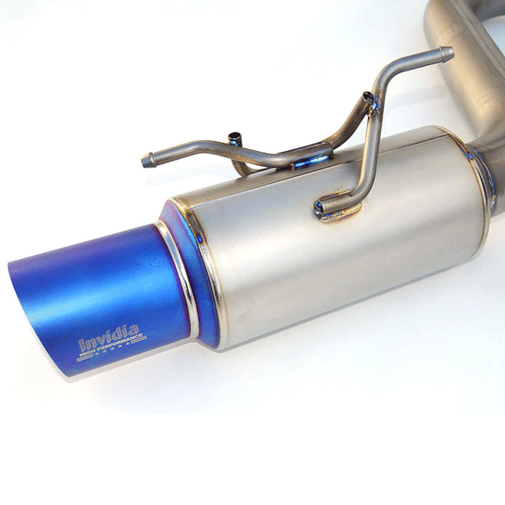 Invidia Full Titanium Catback Exhaust 80mm Single Outlet (SEDAN) Subaru 2008-2014 WRX / 2008-2014 STI