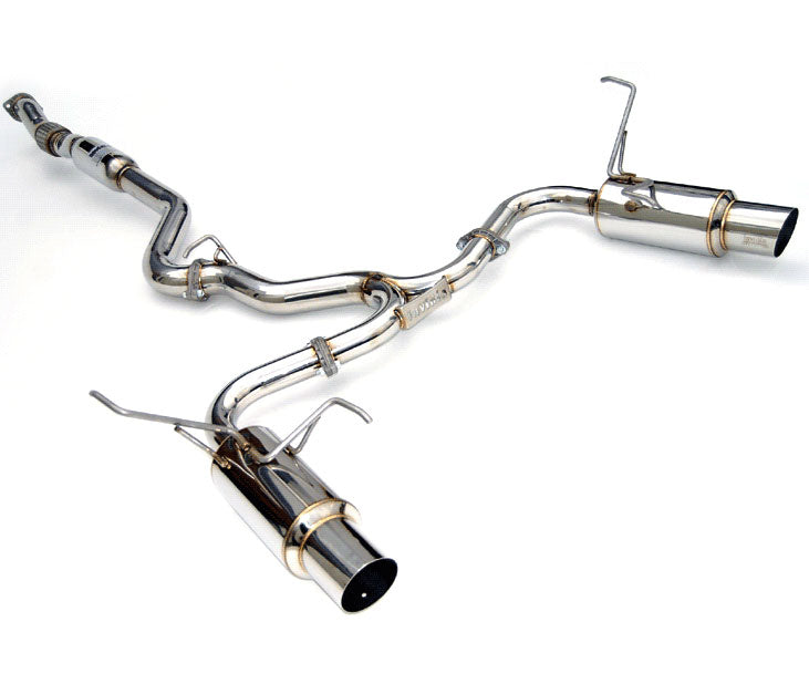 Invidia Dual N1 Stainless Steel Cat Back Exhaust w/ Stainless Tips (SEDAN) Subaru 2008-2014 WRX / 2011-2014 STI