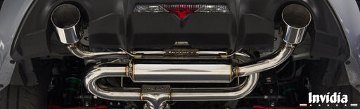 Invidia Gemini R400 Single Layer Stainless Steel Catback Exhaust w/Stainless Tips Subaru 2013-2019 BRZ