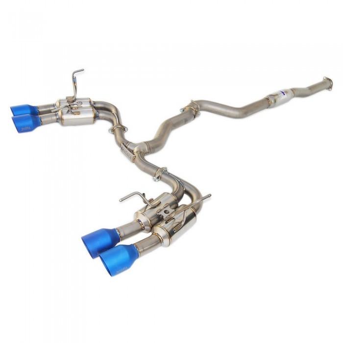 Invidia Gemini R400 80mm Full Titanium Quad 101mm Tip Cat Back Exhaust Subaru 2015-2020 WRX / 2015-2020 STI