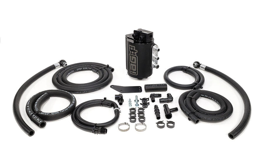 IAG Performance V3 Street Series Air/Oil Separator (AOS) Black Subaru 2006-2007 WRX / 2004-2007 STI