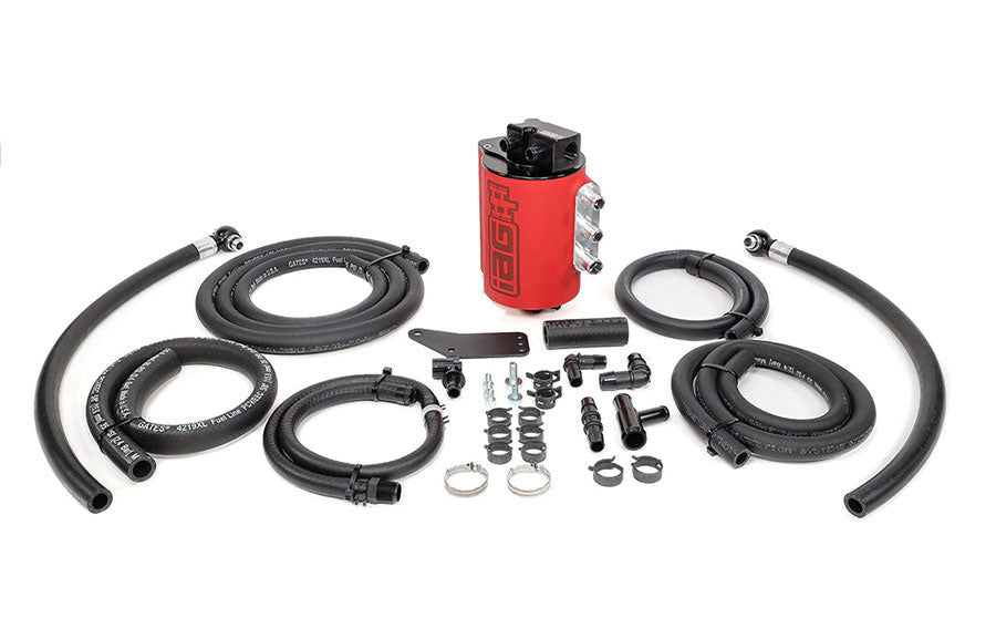 IAG Performance V3 Street Series Air/Oil Separator (AOS) Red Subaru 2006-2007 WRX / 2004-2007 STI