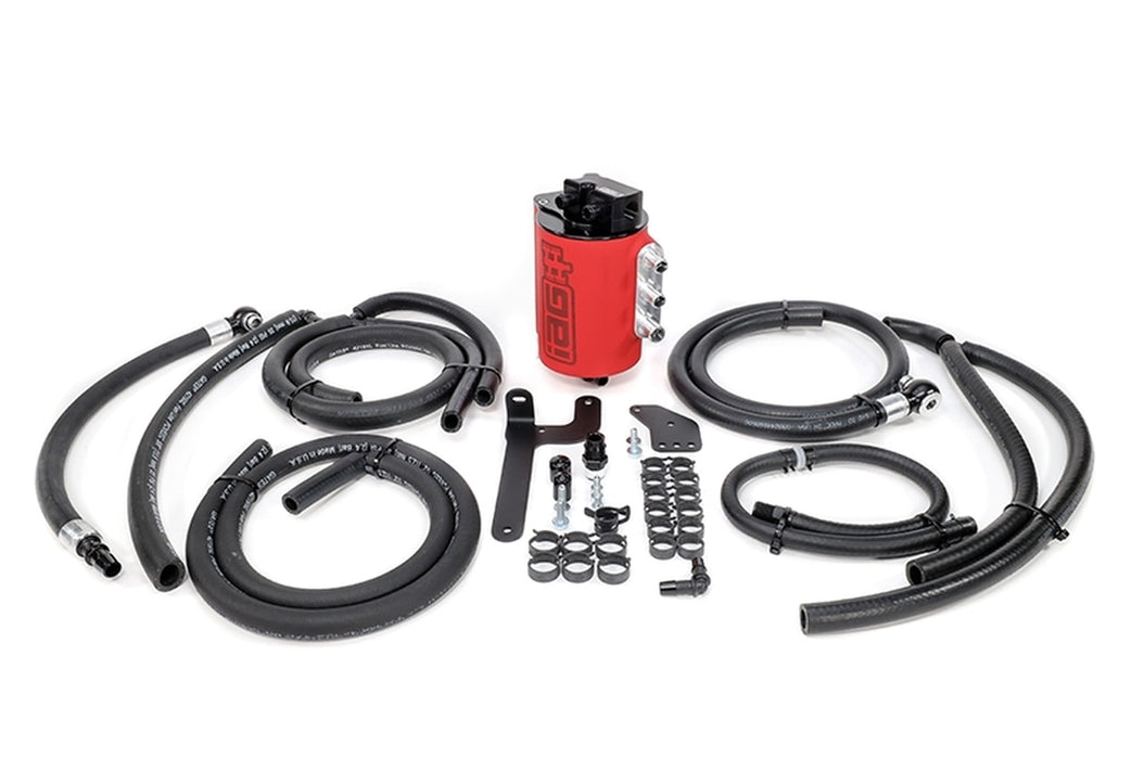 IAG Performance V3 Street Series Air/Oil Separator (AOS) Red Subaru 2015-2020 WRX