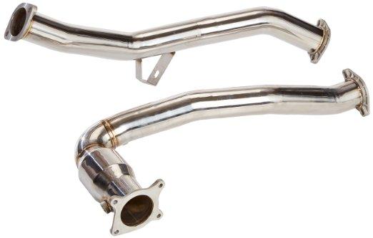 Invidia J-Pipe Catted w/ 2 Bungs CVT Subaru 2015-2021 WRX