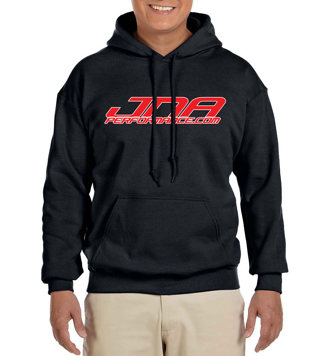 JNA Performance Hooded Sweatshirt Black w/ Red And White Logo