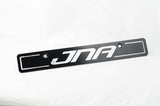 JNA Performance Front License Plate Delete Black Subaru 2002-2021 WRX / 2004-2021 STI / 2013-2021 BRZ