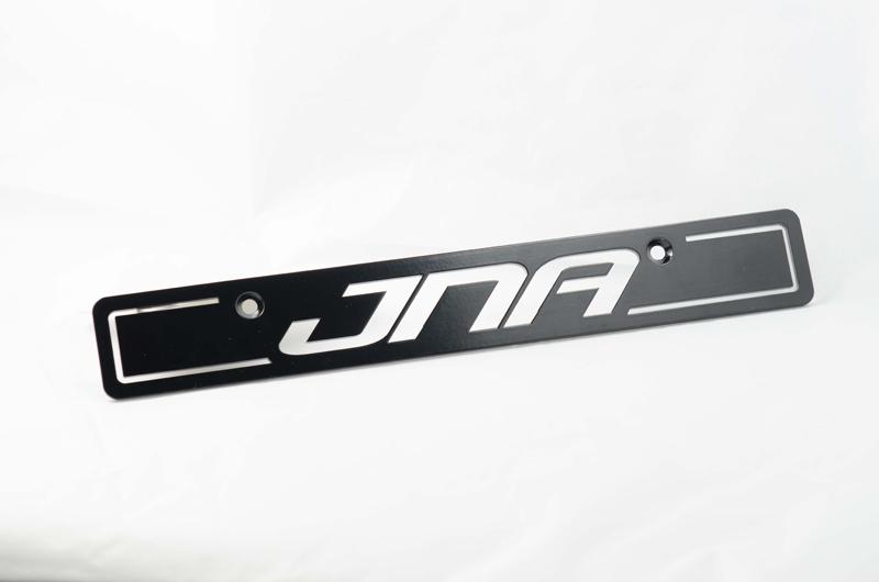 JNA Front License Plate Delete Black Subaru 2002-2021 WRX / 2004-2021 STI / 2013-2021 BRZ