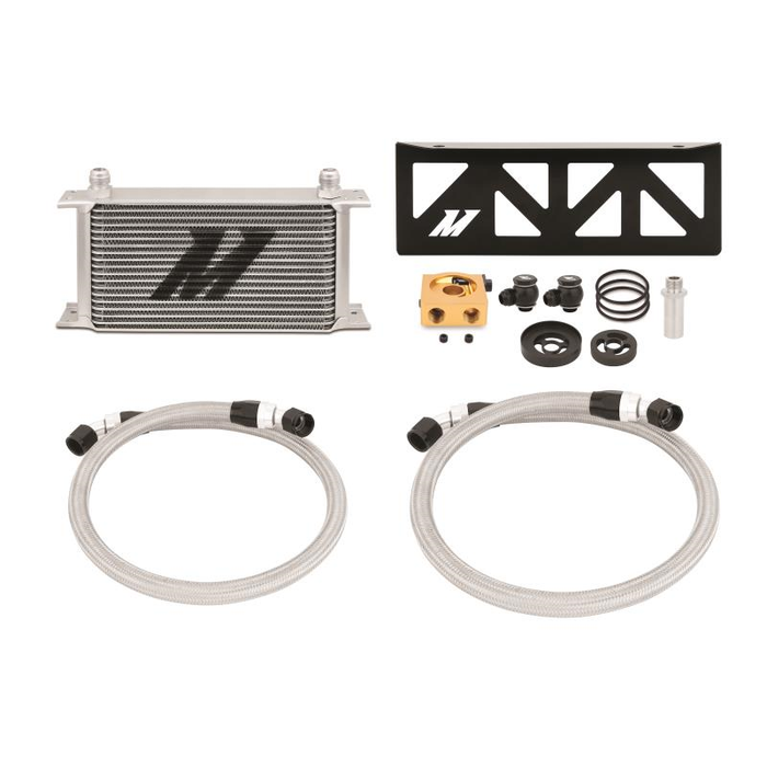 Mishimoto Thermostatic Oil Cooler Kit Silver Subaru 2013-2019 BRZ