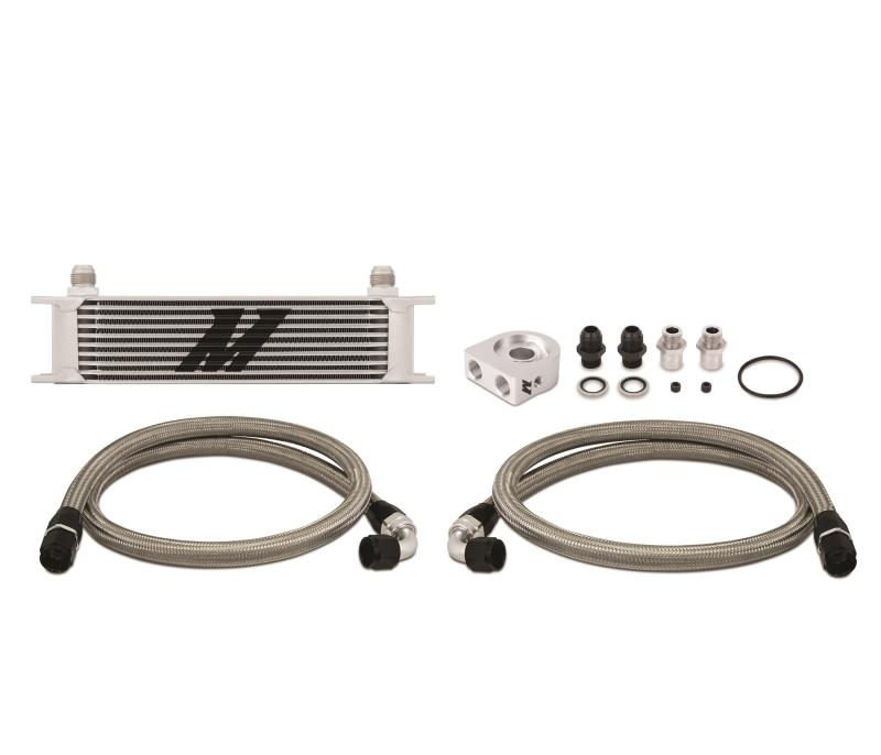 Mishimoto Performance Aluminum Oil Cooler 10-Row | MMOC-U